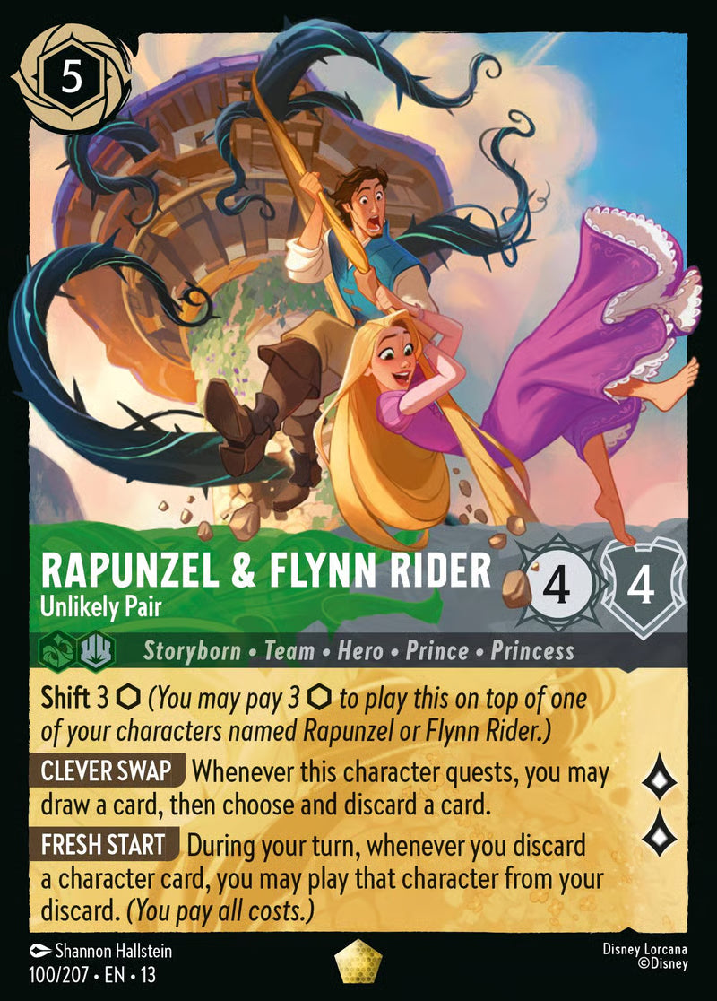 Rapunzel & Flynn Rider - Unlikely Pair [100/207] (Attack of the Vine!)