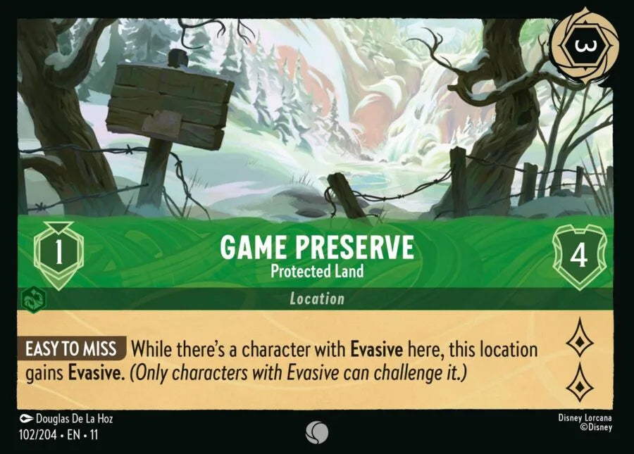 Game Preserve — Protected Land [102EN11] Winterspell