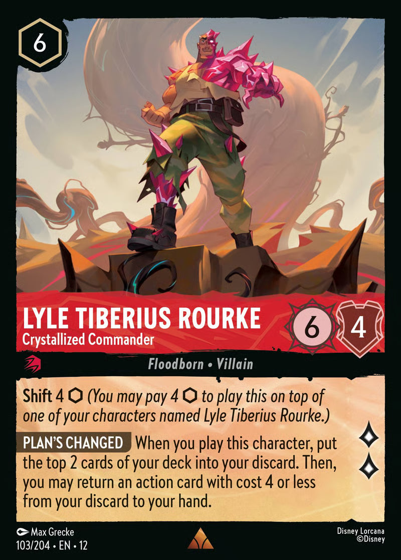 Lyle Tiberius Rourke - Crystallized Commander [103EN12] (Wilds Unknown)