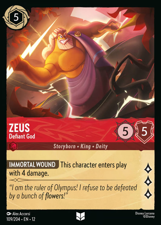 Zeus - Defiant God [109EN12] (Wilds Unknown)