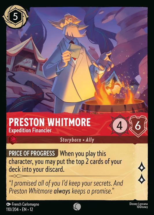 Preston Whitmore - Expedition Financier [110EN12] (Wilds Unknown)