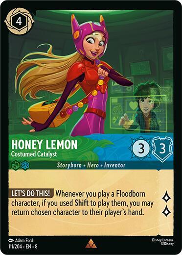 Honey Lemon - Costumed Catalyst [111EN8] (Reign of Jafar)
