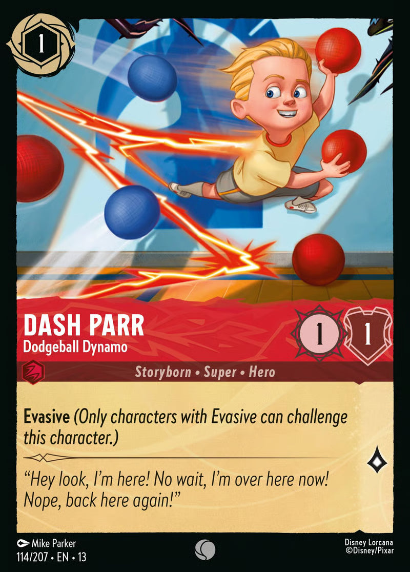 Dash Parr - Dodgeball Dynamo [114EN13] (Attack of the Vine)