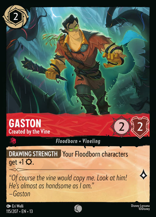 Gaston - Created by the Vine [115EN13] (Attack of the Vine)