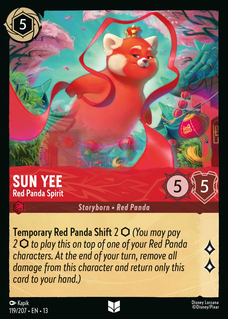 Sun Yee - Red Panda Spirit [119EN13] (Attack of the Vine)