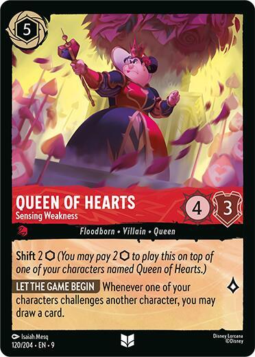Queen of Hearts — Sensing Weakness [120EN9] (Fabled)
