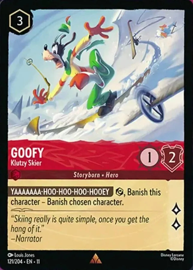Goofy — Klutzy Skier [121EN11] Winterspell