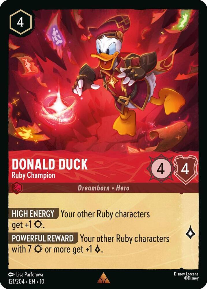 Donald Duck - Ruby Champion [121EN10] (Whispers In The Well)
