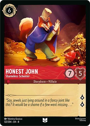 Honest John – Shameless Schemer [122EN8] (Reign of Jafar)