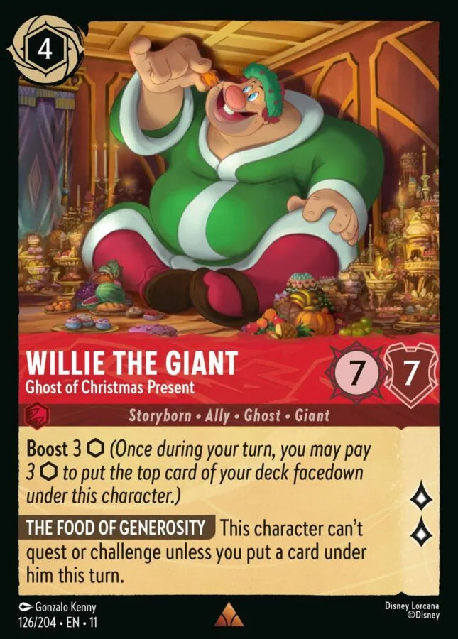 Willie the Giant — Ghost of Christmas Present [126EN11] Winterspell