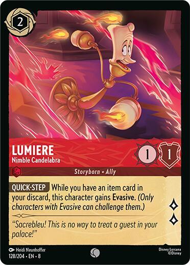 Lumiere – Nimble Candelabra [128EN8] (Reign of Jafar)