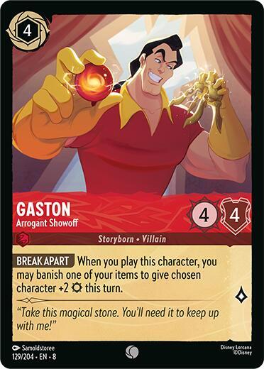 Gaston – Arrogant Showoff [129EN8] (Reign of Jafar)