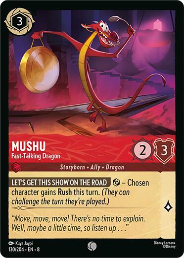 Mushu – Fast-Talking Dragon [130EN8] (Reign of Jafar)