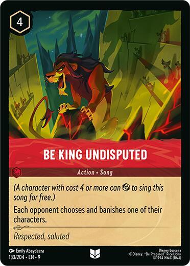 Be King Undisputed [133EN9] (Fabled)