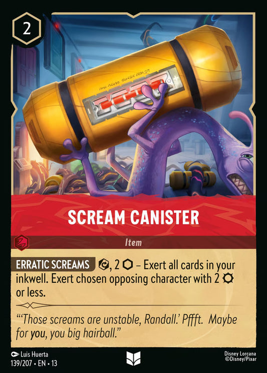 Scream Canister [139EN13] (Attack of the Vine)