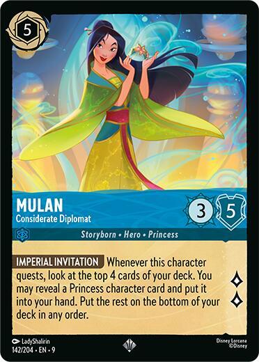 Mulan - Considerate Diplomat  [142EN9] (Fabled)