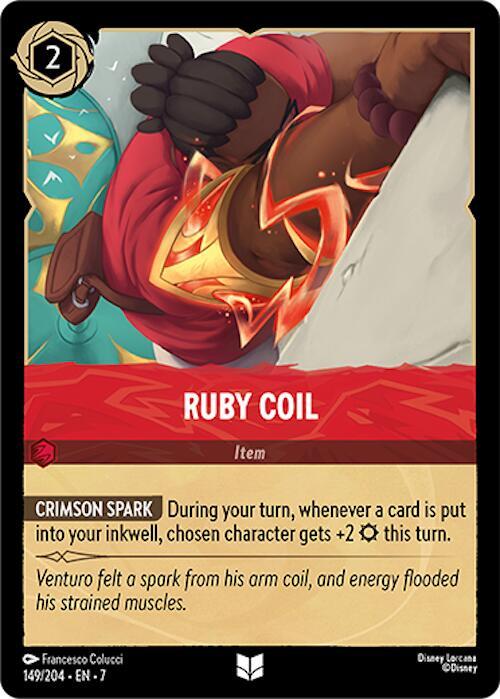 Ruby Coil — Item [149EN7] Archazia's Island
