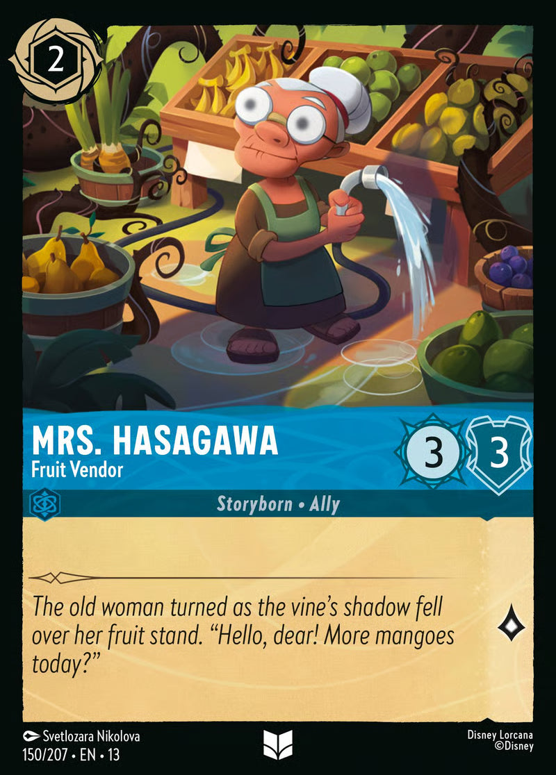 Mrs. Hasagawa - Fruit Vendor [150EN13] (Attack of the Vine)