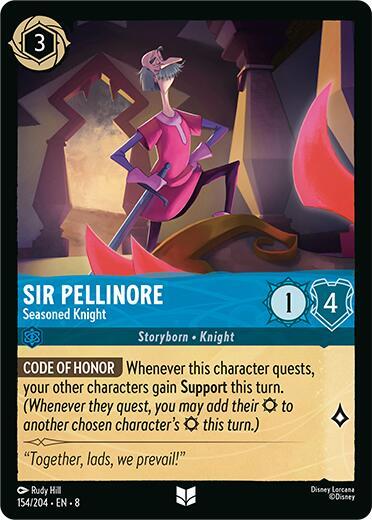 Sir Pellinore – Seasoned Knight [154EN8] (Reign of Jafar)
