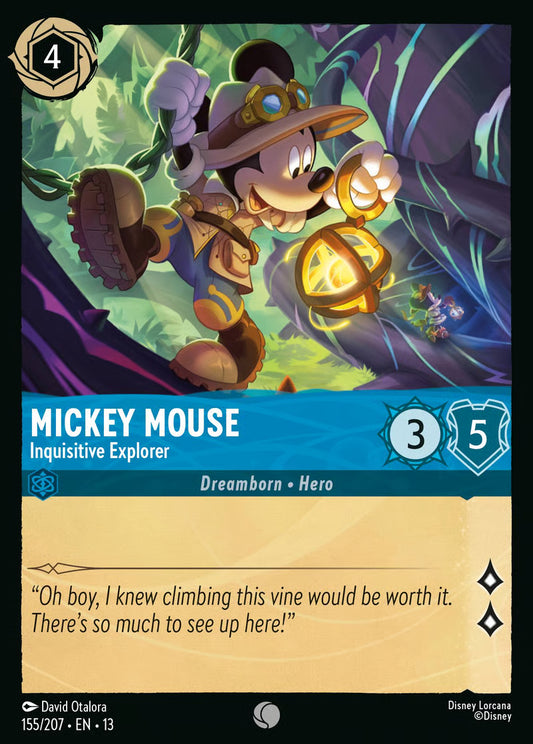 Mickey Mouse - Inquisitive Explorer [155EN13] (Attack of the Vine)