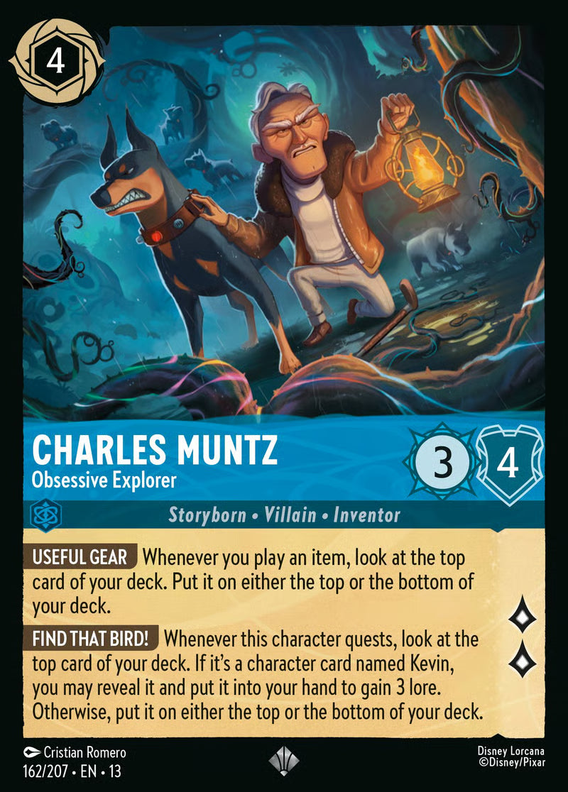 Charles Muntz - Obsessive Explorer [162EN13] (Attack of the Vine)