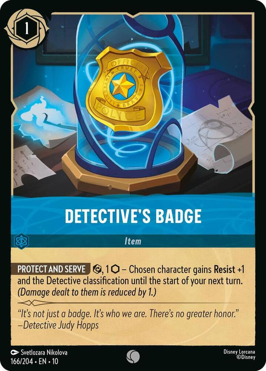 Detective's Badge [166EN10] (Whispers In The Well)