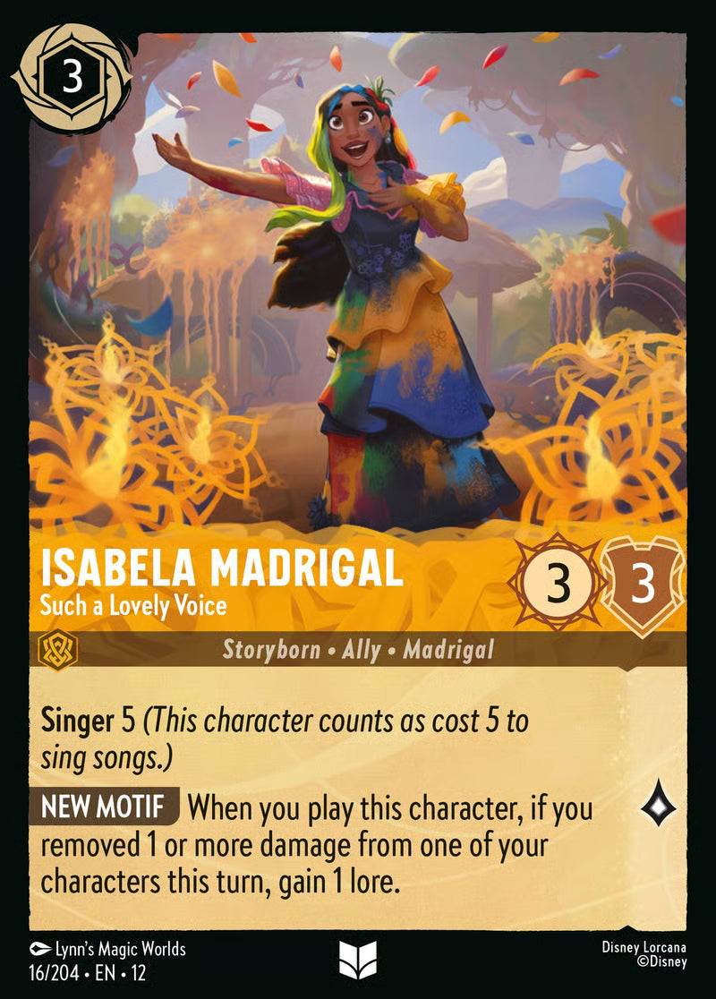 Isabela Madrigal - Such a Lovely Voice [16EN12] (Wilds Unknown)