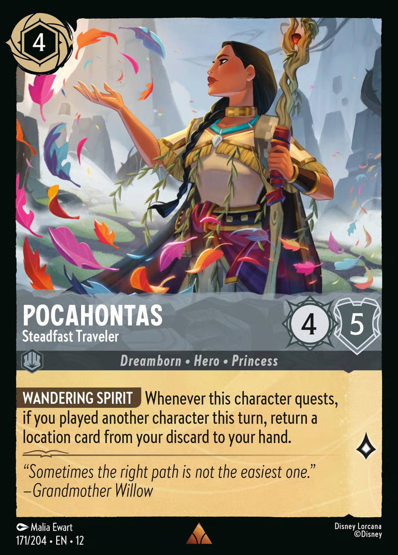 Pocahontas - Steadfast Traveler [171EN12] (Wilds Unknown)