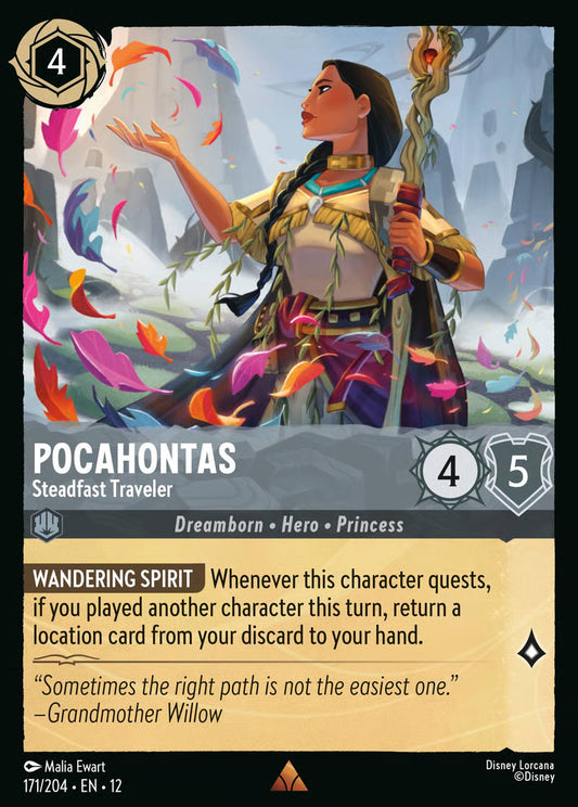 Pocahontas - Steadfast Traveler [171EN12] (Wilds Unknown)