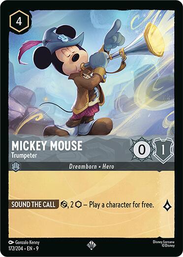 Mickey Mouse - Trumpeter  [172EN9] (Fabled)