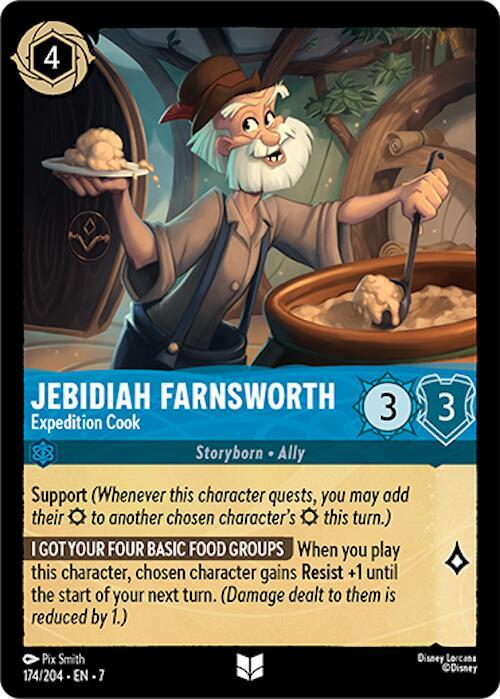 Jebidiah Farnsworth — Expedition Cook [173EN7] Archazia's Island