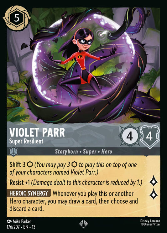 Violet Parr - Super Resilient [176EN13] (Attack of the Vine)
