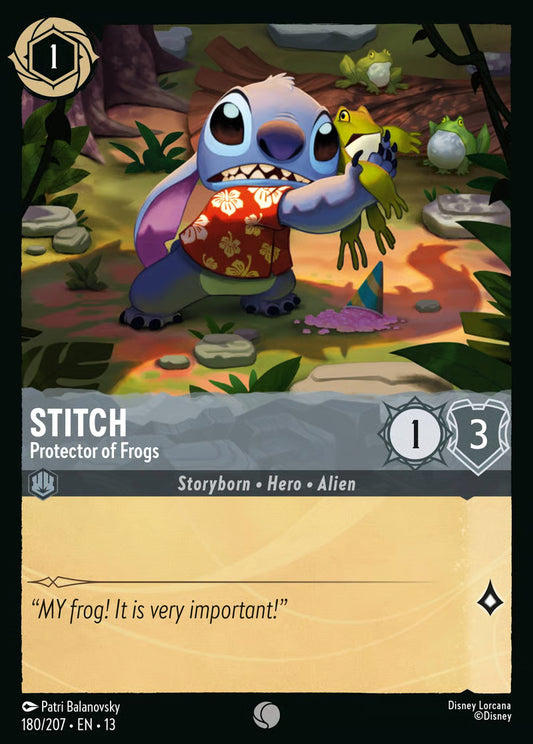 Stitch - Protector of Frogs [180EN13] (Attack of the Vine)