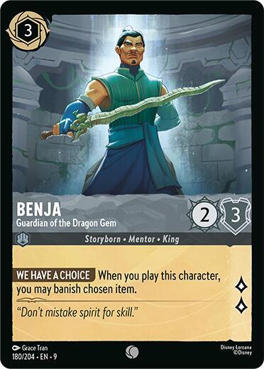 Benja — Guardian of the Dragon Gem [180EN9] (Fabled)