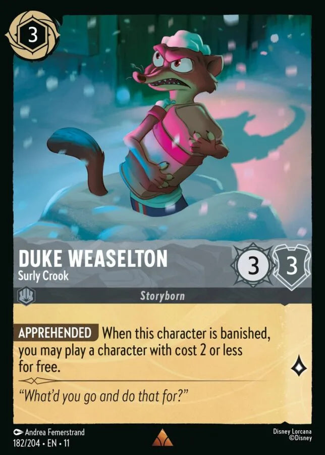 Duke Weaselton — Surly Crook [182EN11] Winterspell