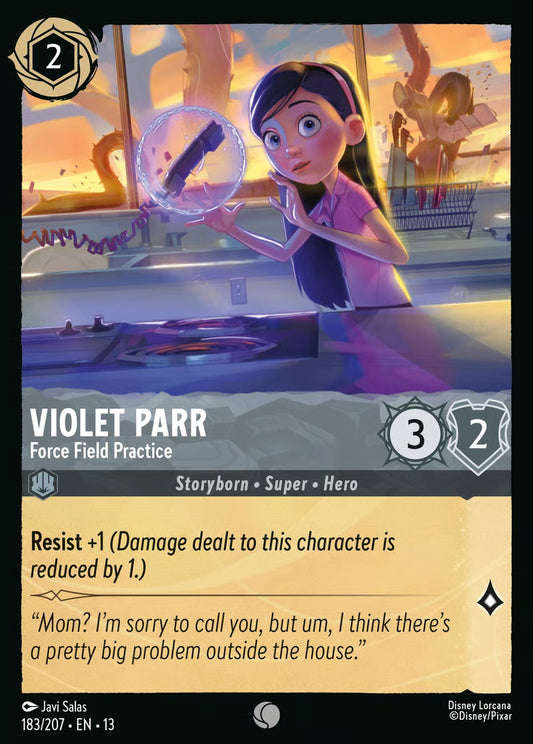 Violet Parr - Force Field Practice [183EN13] (Attack of the Vine)