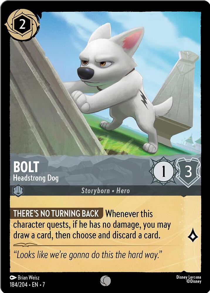 Bolt — Headstrong Dog [184EN7] Archazia's Island