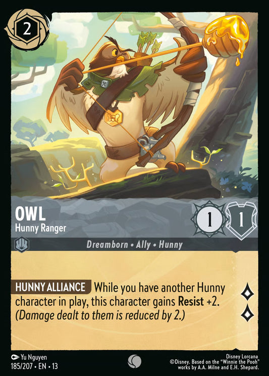 Owl - Hunny Ranger [185EN13] (Attack of the Vine)