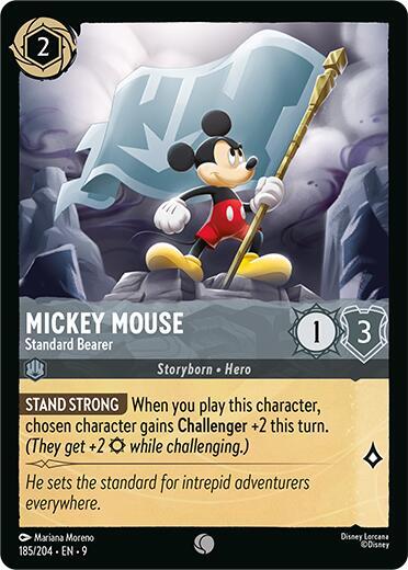 Mickey Mouse — Standard Bearer [185EN9] (Fabled)