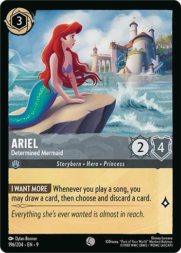 Ariel — Determined Mermaid [196EN9] (Fabled)