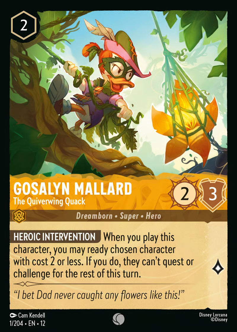 Gosalyn Mallard - The Quiverwing Quack [1EN12] (Wilds Unknown)