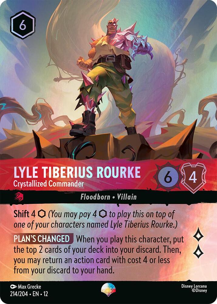 Lyle Tiberius Rourke - Crystallized Commander (Epic) [214/204] (Wilds Unknown)