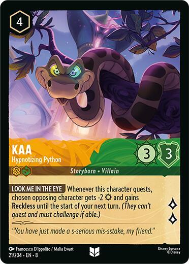 Kaa — Hypnotizing Python [21EN8] (Reign of Jafar)