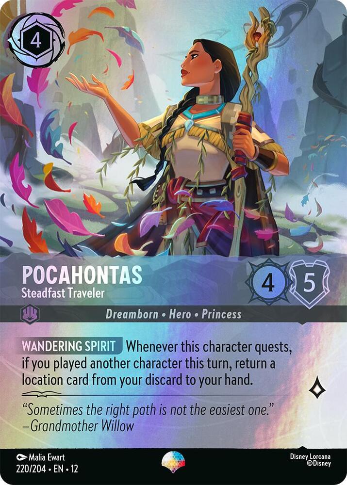 Pocahontas - Steadfast Traveler (Epic) [220/204] (Wilds Unknown)