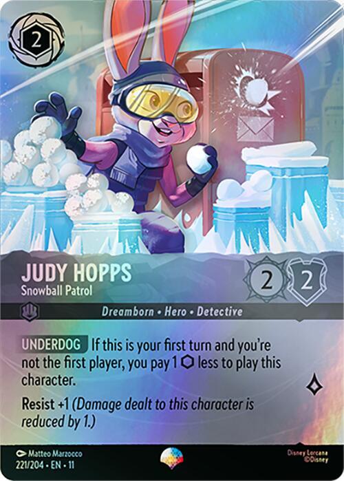 Judy Hopps - Snowball Patrol (Epic) [221/204] (Winterspell