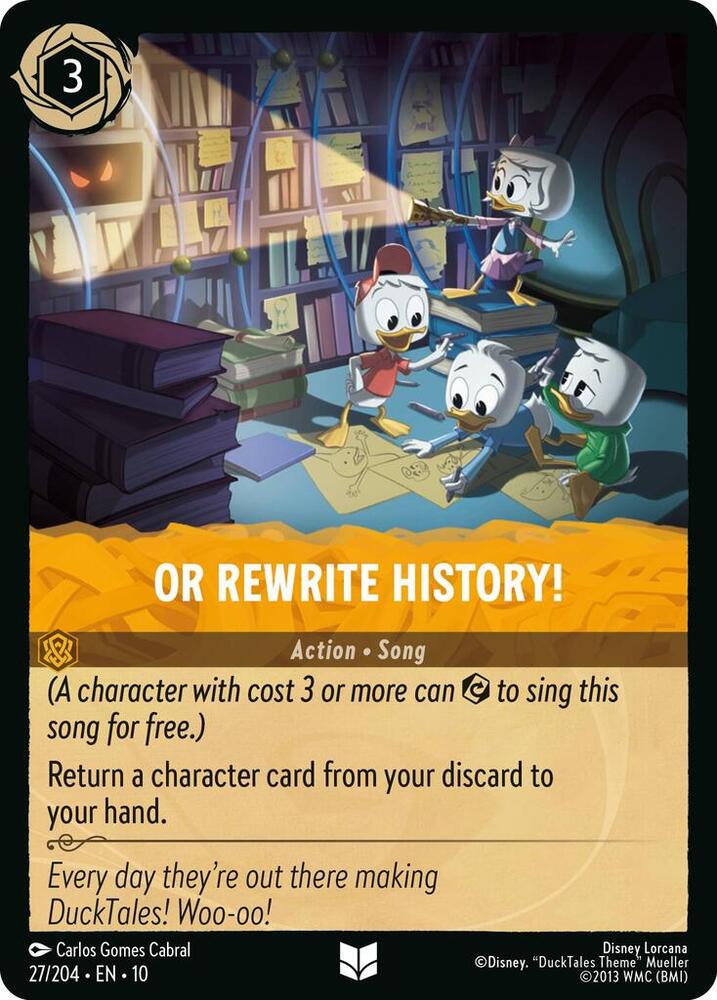 Or Rewrite History! [27EN10] (Whispers In The Well)