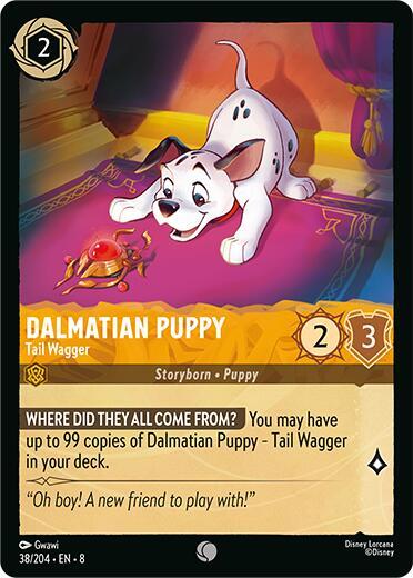Dalmatian Puppy — Tail Wagger [38EN8] (Reign of Jafar)