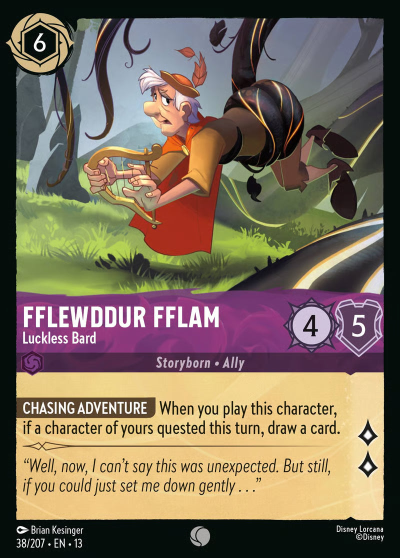 Fflewddur Fflam - Luckless Bard [38EN13] (Attack of the Vine)