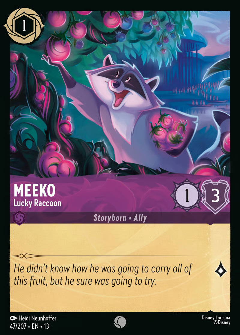 Meeko - Lucky Raccoon [47EN13] (Attack of the Vine)