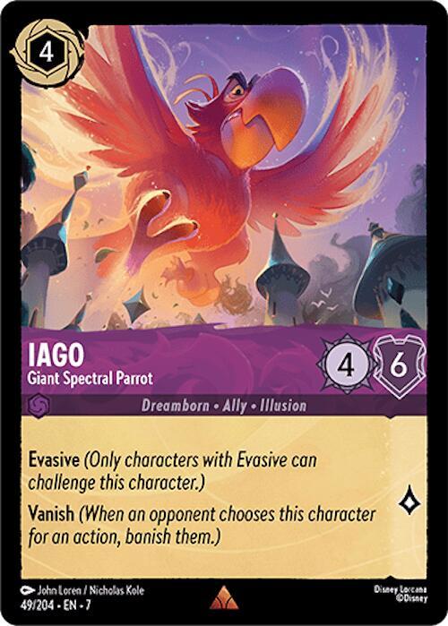 Iago — Giant Spectral Parrot [49EN7] (Archazia's Island)